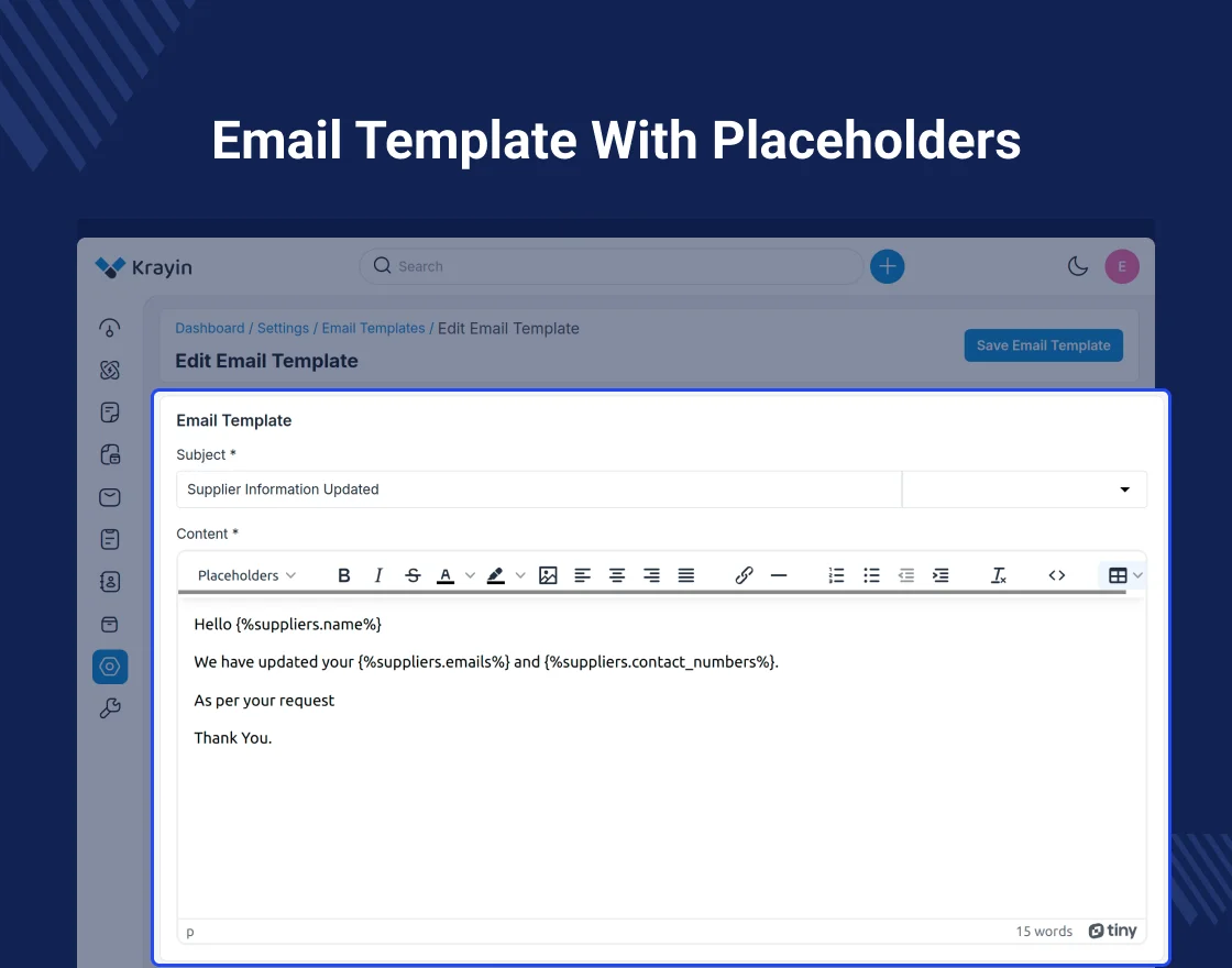 Krayin Purchase Order Extension Slider Image 10