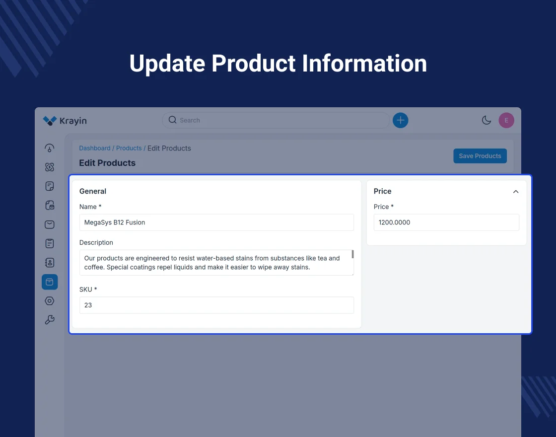 Krayin Purchase Order Extension Slider Image 2