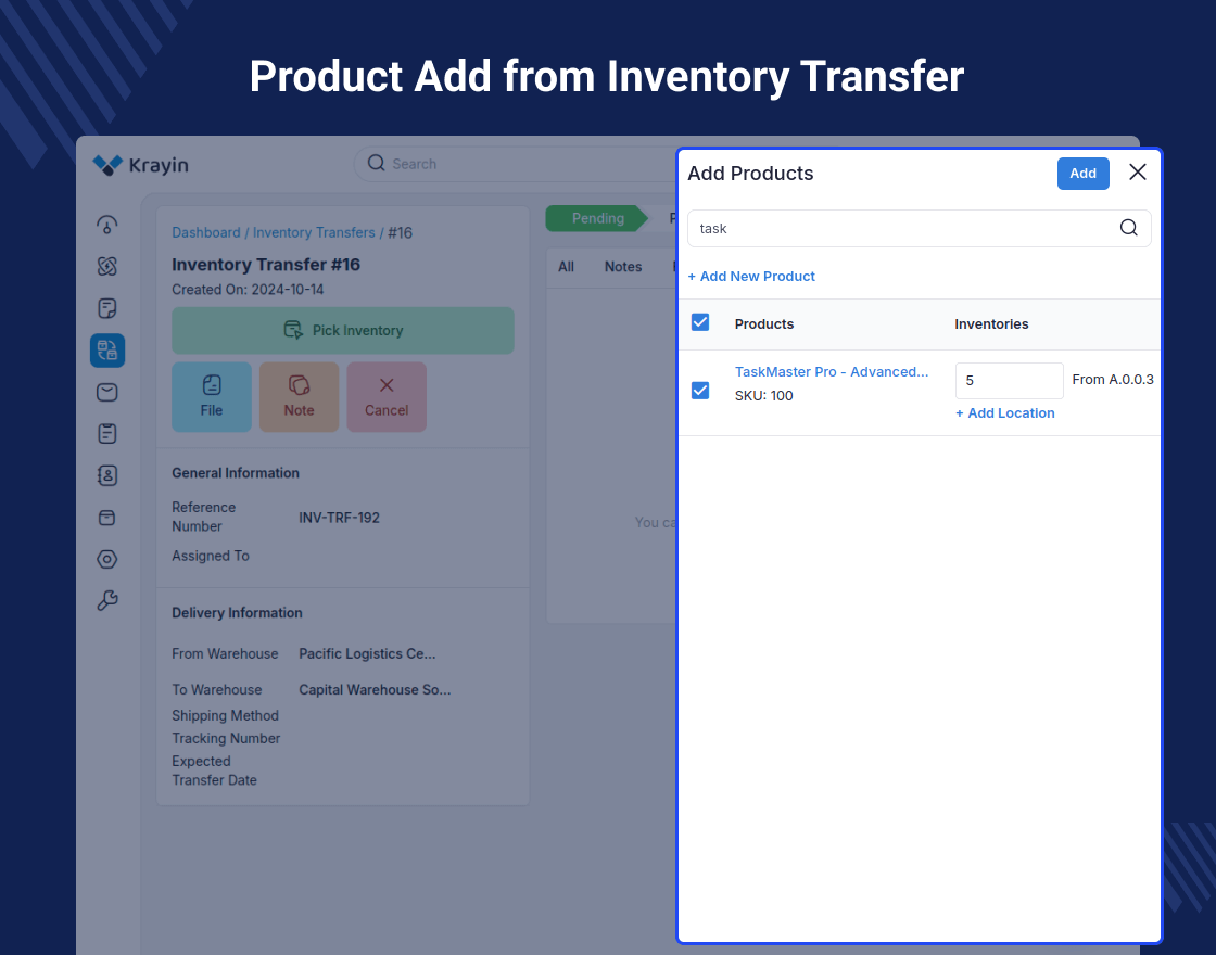 Krayin Inventory Transfer Extension Slider Image 5