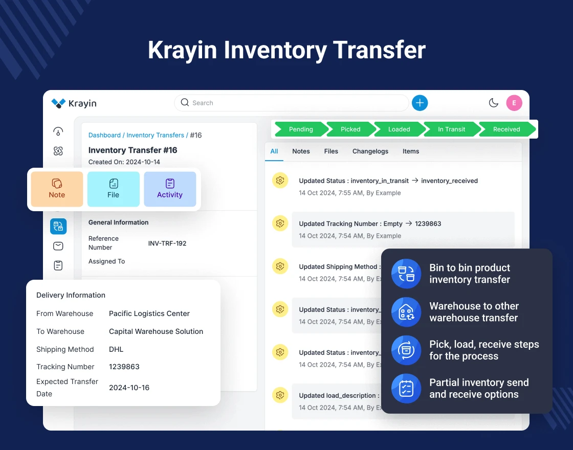 Krayin Inventory Transfer Extension Slider Image 0