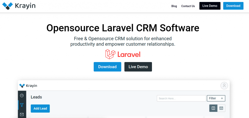 Krayin - Laravel CRM