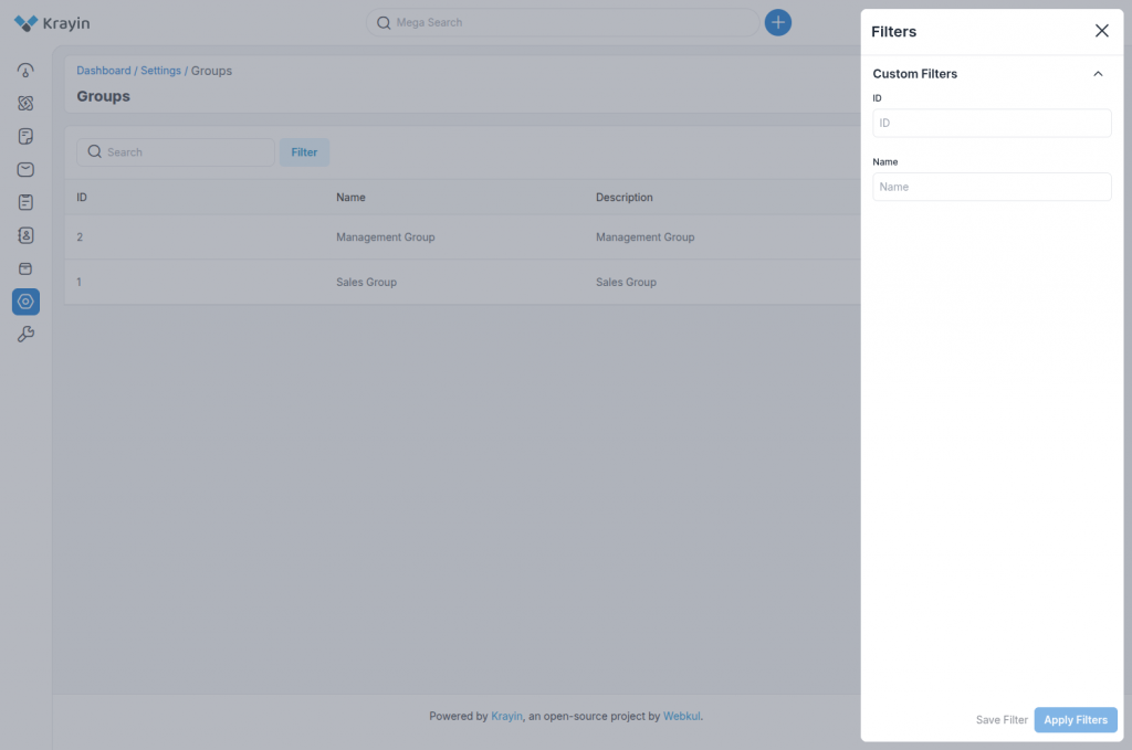How to Create Groups in Krayin CRM?
