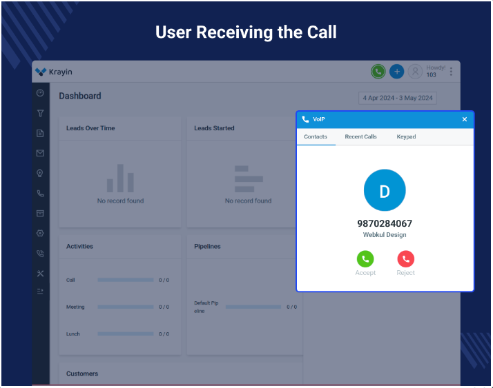 Krayin CRM VoIP Extension Slider Image 1