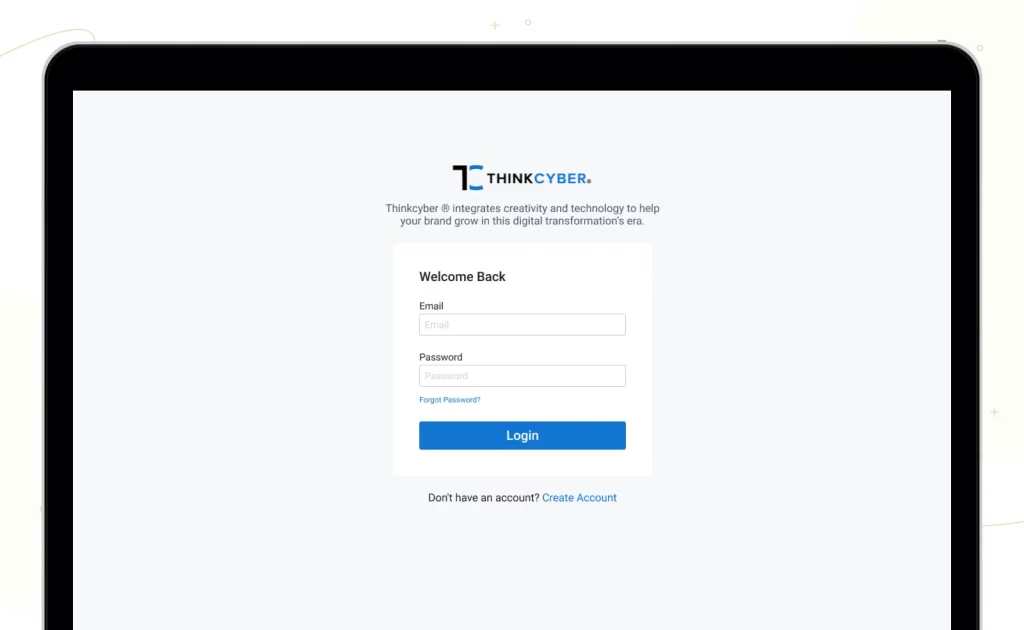 ThinkCyber login page