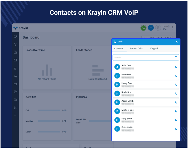 Krayin CRM VoIP Extension Slider Image 3