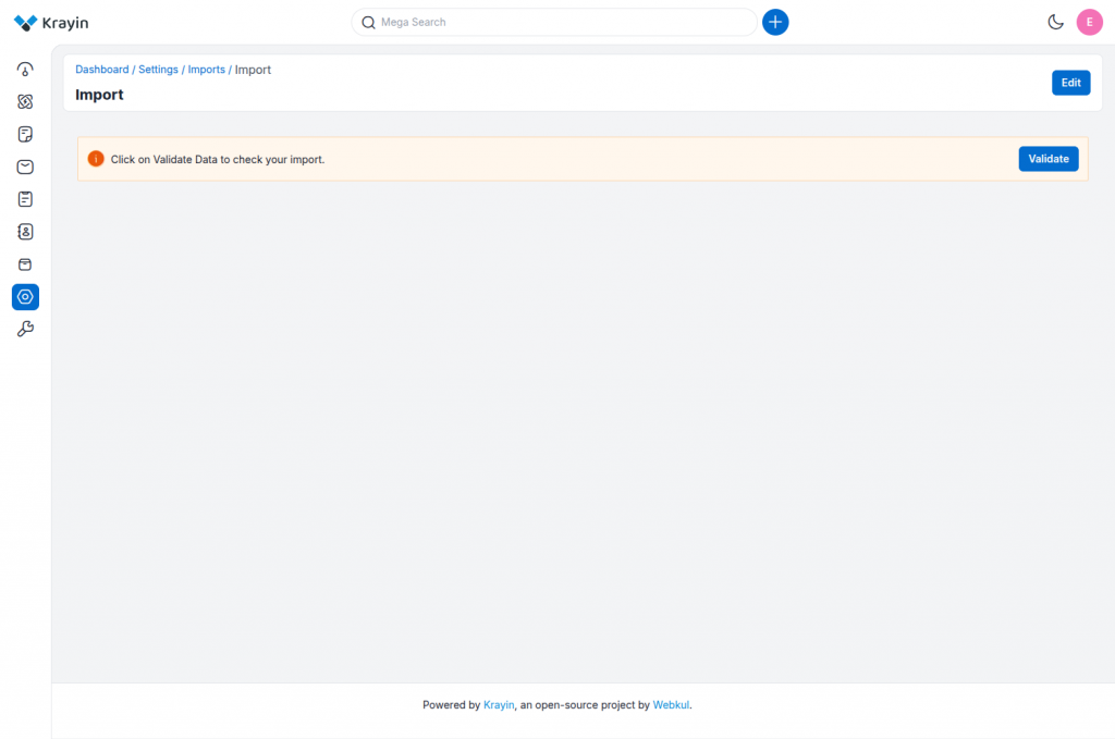 Krayin CRM Data Transfer