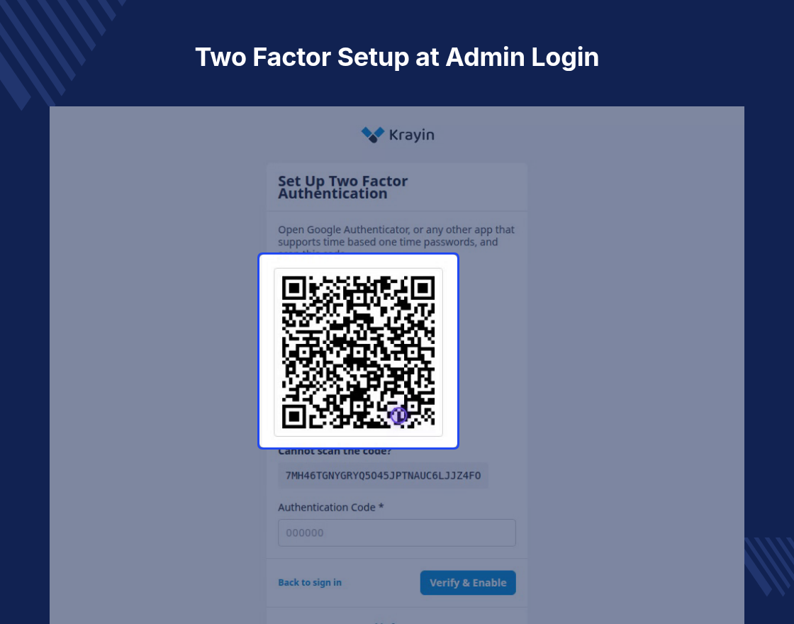 Krayin Google Two-Factor Authentication Extension Slider Image 1