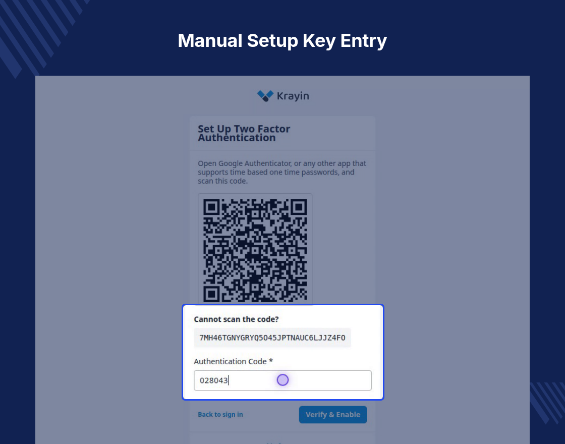 Krayin Google Two-Factor Authentication Extension Slider Image 3