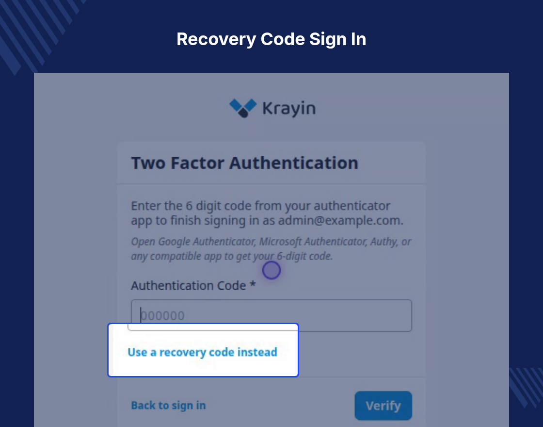 Krayin Google Two-Factor Authentication Extension Slider Image 4